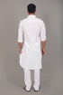 Veshbhoshaa Bluesaanchi Pathani White Color Kurta With Trouser Pant